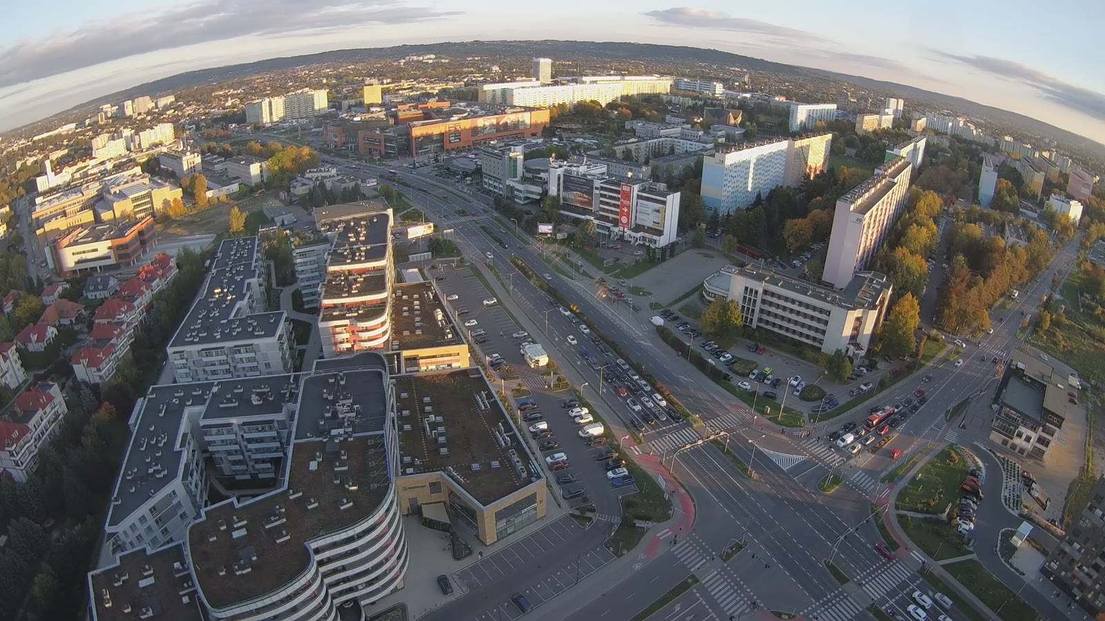 Widok z kamery Aleja Kopisto w Rzeszowie