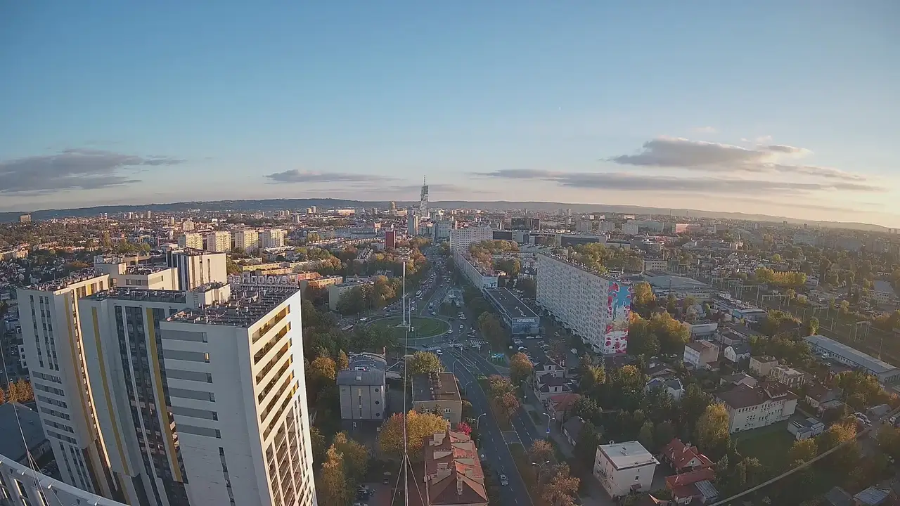 Ostatni podgląd z kamery Rondo Jana Pawła II